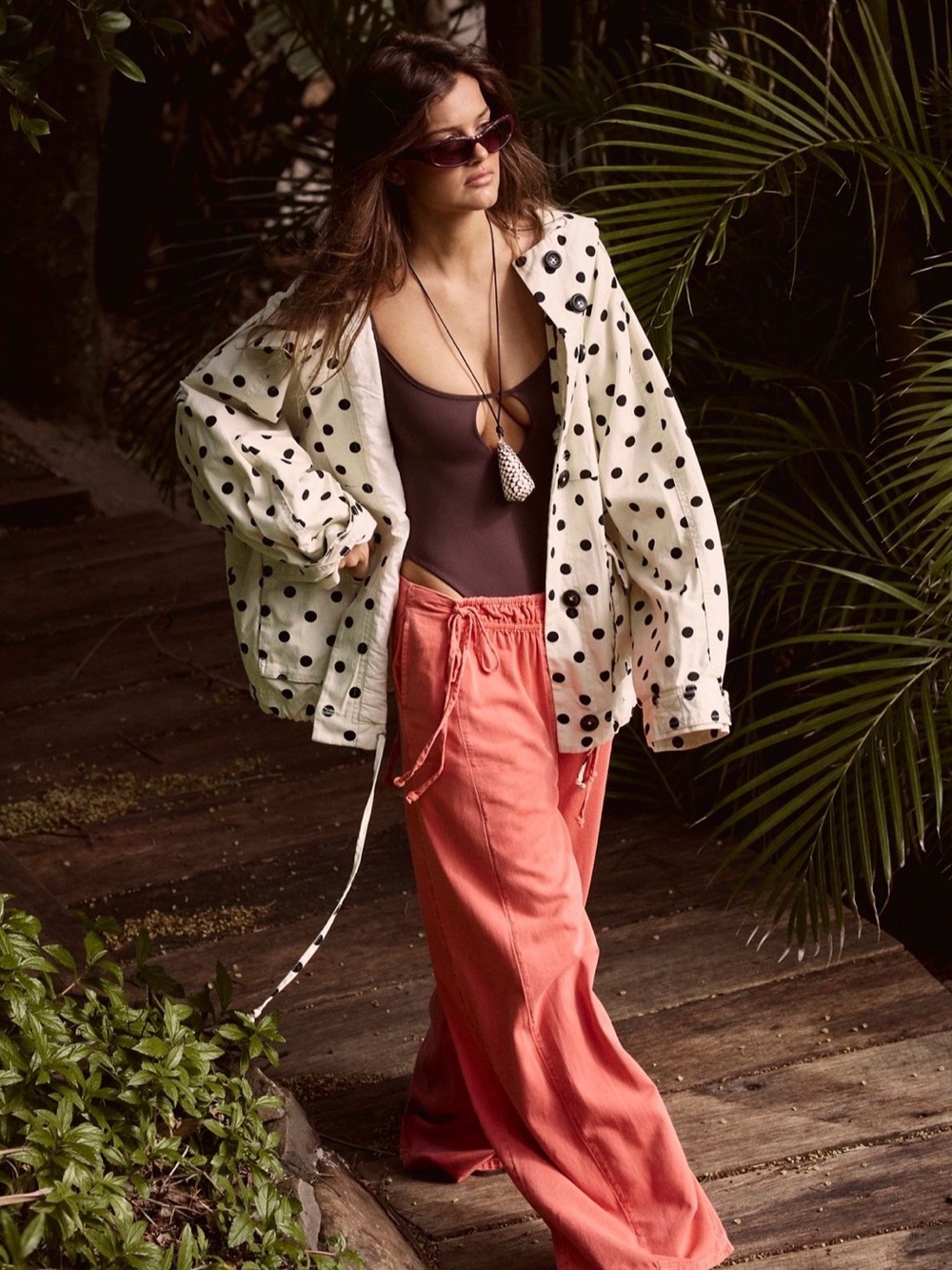 Free People Sun dazed wide legs pants